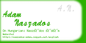 adam naszados business card